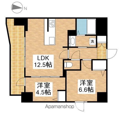 SーRESIDENCE高岳CLARITYの間取り写真