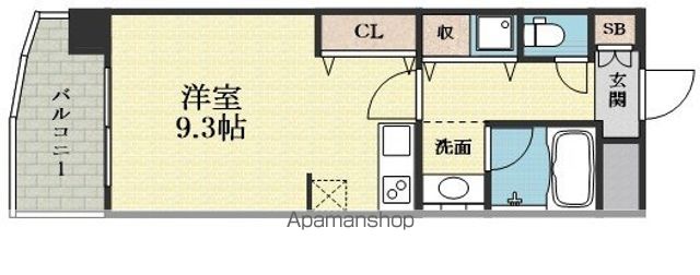 サンロワール江坂の間取り写真