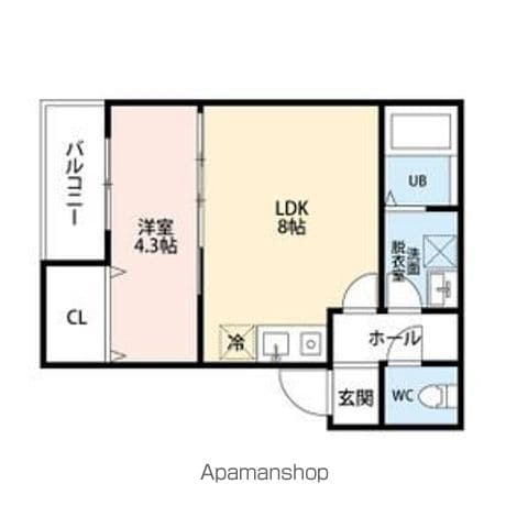 WELL−BEING鶴橋の間取り写真