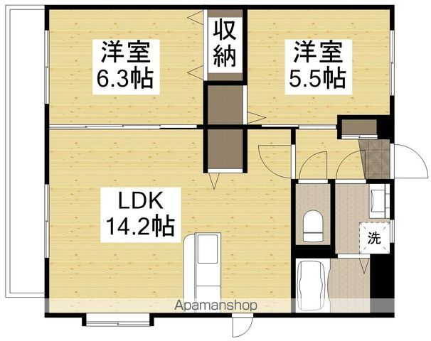 グランメールKの間取り写真