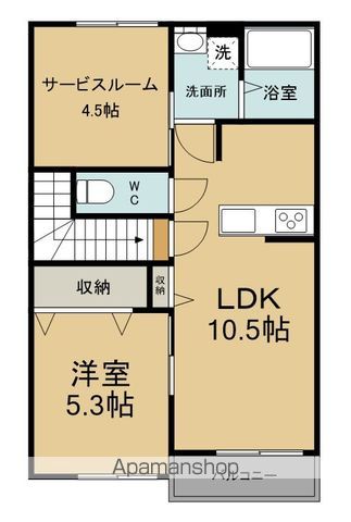 VILLA KAKIHI 宮ノ上Bの間取り写真