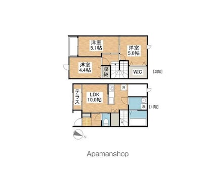 Ｕｌｙｓｓｅｓ小栗[3LDK/59.6m2]の間取図