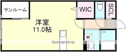 ９６ａｐｔ[1R/40.99m2]の間取図