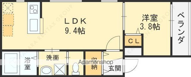 シェリル城北公園の間取り写真