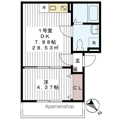 アルネ前原の間取り