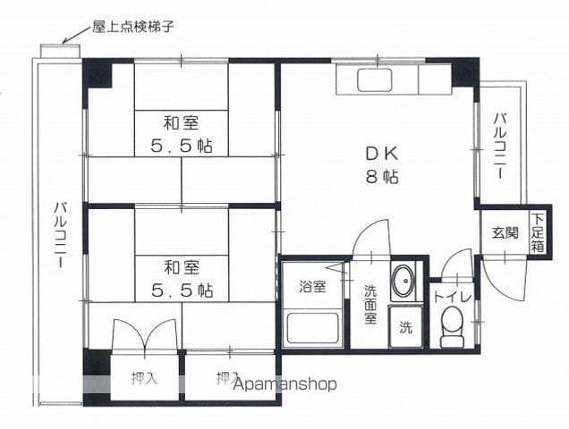 桂ビルの間取り写真
