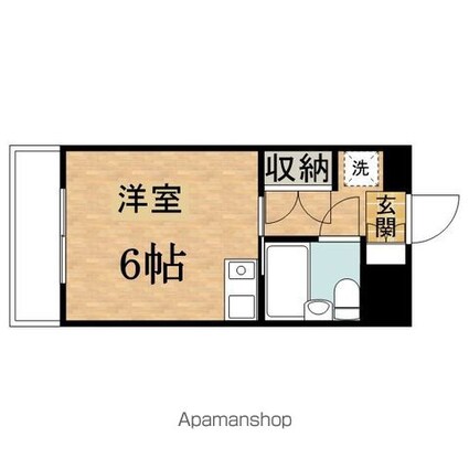 ＭＩＳＨ[1K/20.4m2]の間取図