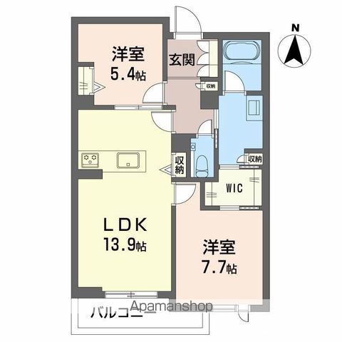 リーベン メーアの間取り写真