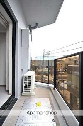 東京都目黒区東山２丁目[1K/26.27m2]のバルコニー