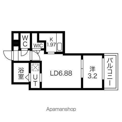 エレガンテブリッサ姪浜駅南の間取り写真