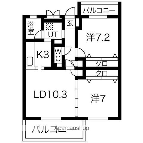 PENNY LANEの間取り写真