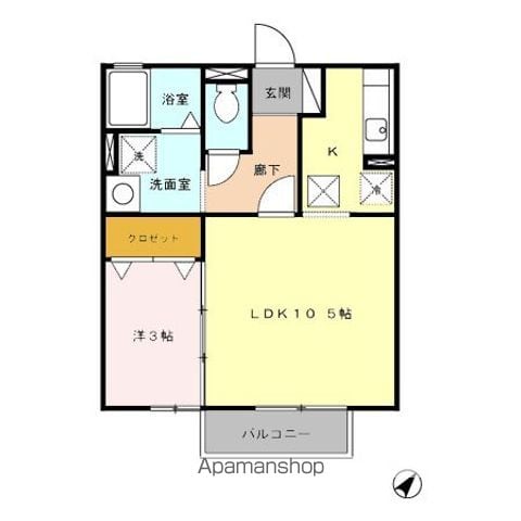 セジュール友和の間取り写真