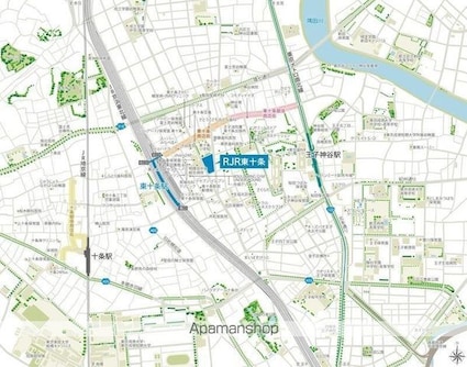 ＲＪＲプレシア東十条ガーデン[3LDK/63.93m2]の配置図