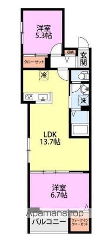 LA CIMEの間取り写真