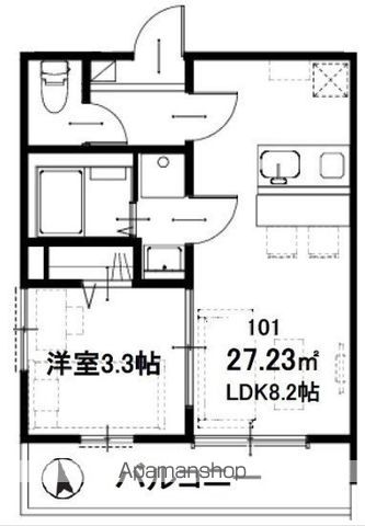 アヴニールの間取り