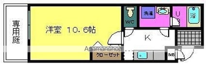 和歌山県和歌山市今福５丁目[1K/30.26m2]の間取図
