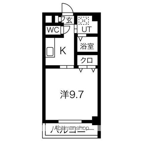 Y.S.ハイツ万代の間取り写真