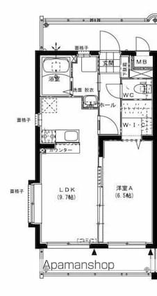 ＩＶＹ　ＳＱＵＡＲＥ[1LDK/41m2]の間取図