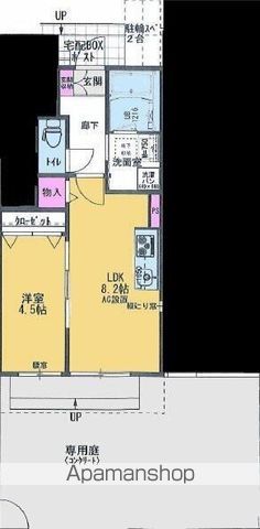 アビオン西国の間取り写真