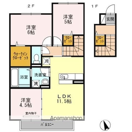 ＢＩＧ　ＪＯＹ　ＹＡＭＡＴＯ[3LDK/67.11m2]の間取図