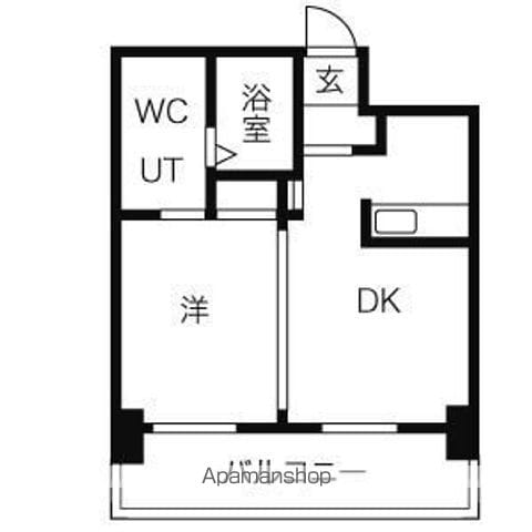 プライマル札幌北4条の間取り写真