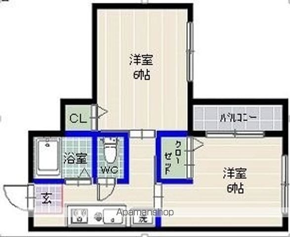 イマージュ別府の間取り写真