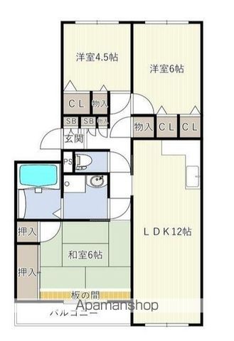 ＩＮＯＶＥ松戸六高台の間取り