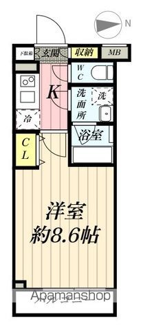 REGOLITH KITAAYASE ANNEXの間取り写真