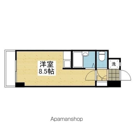 ＣＡＳＡ　ＦＥＬＩＺ[1R/22m2]の間取図