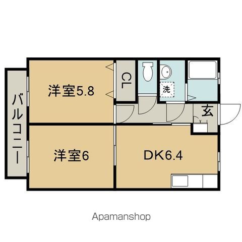 五月ハイツの間取り写真