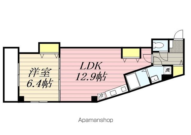 グランディオ検見川の間取り