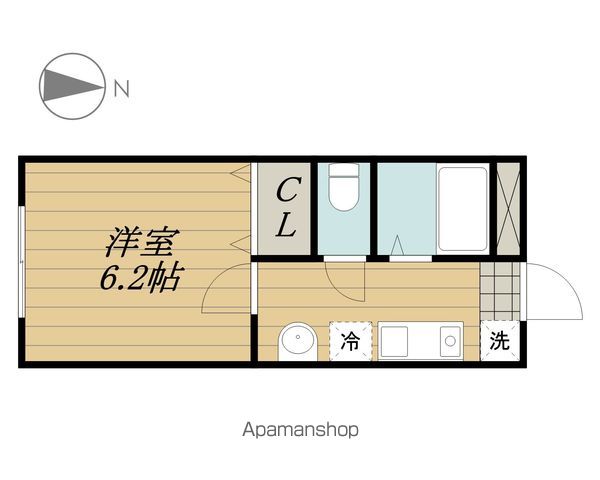 国立市谷保のマンションの間取り