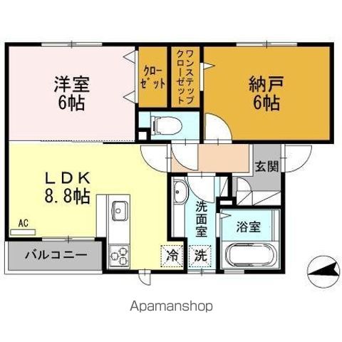 マルシエK.Kの間取り写真