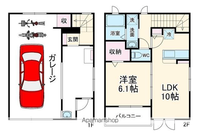 ユニガーレグリーンソルの間取り