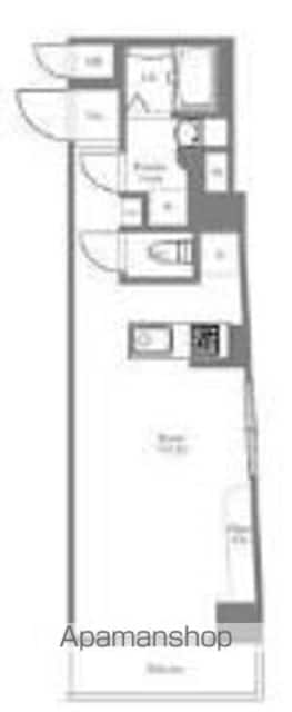 アルス市ヶ谷薬王寺[1R/28.42m2]の間取図