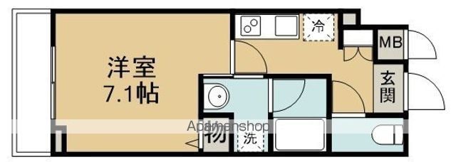 ライズ脇田町 B館の間取り写真