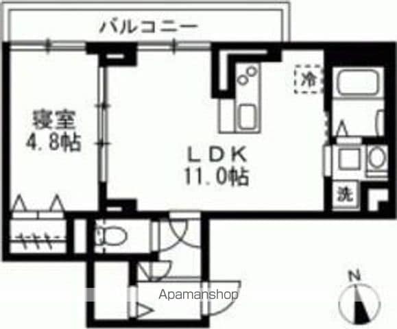 ル・ポールKAIJIの間取り写真