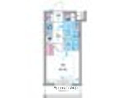 ＧＥＮＯＶＩＡ天王台[1K/21.66m2]の間取図