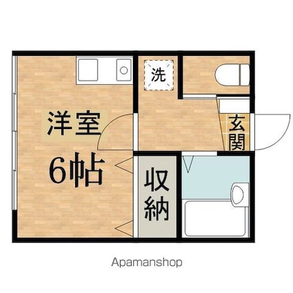 ＫＴビル[1R/17m2]の間取図
