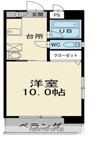 オーランド富田町の間取り写真