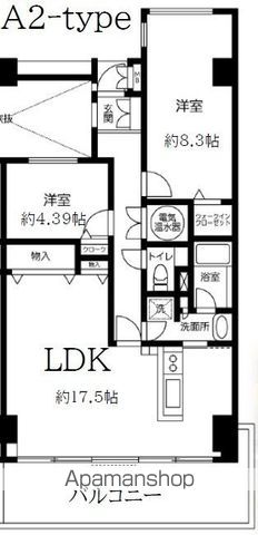 TLRレジデンス磯子駅前の間取り