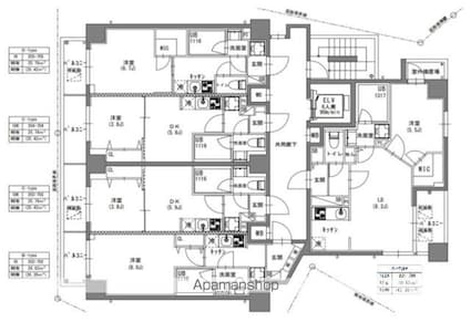ＳーＲＥＳＩＤＥＮＣＥ押上Ｂｌｏｓｓｏｍ[1DK/25.42m2]の間取図