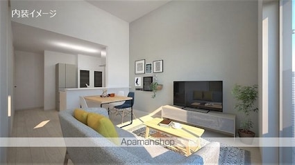 （仮）栗原アパート[2LDK/62.52m2]のリビング・居間1