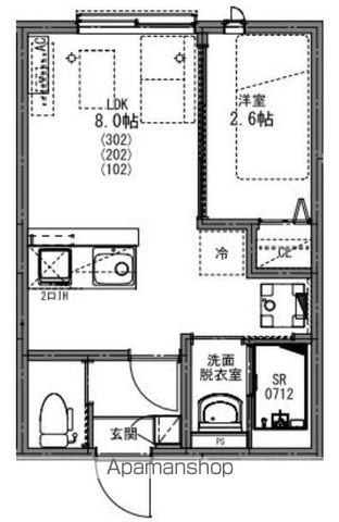 KEIAI RESIDENCE 新柏IIの間取り写真