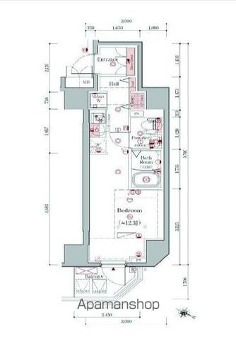 ＡＺＥＳＴ横濱大通り公園の間取り