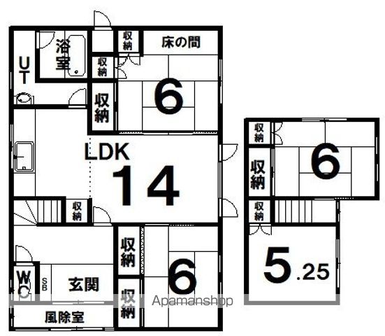 白糠町東2条北4丁目貸家の間取り写真