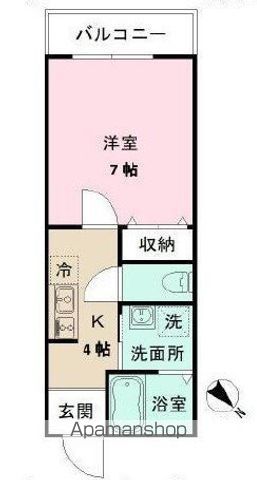 ＮＳ　ＧＡＴＥ鎌倉材木座の間取り