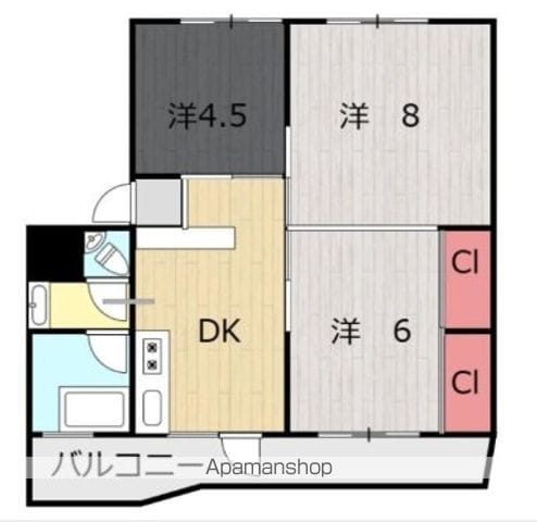 吾妻マンションの間取り写真