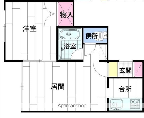 メゾンドール平岡の間取り写真
