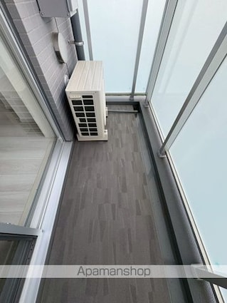 ＳＨＯＫＥＮ　Ｒｅｓｉｄｅｎｃｅ八王子[1K/25.59m2]のバルコニー